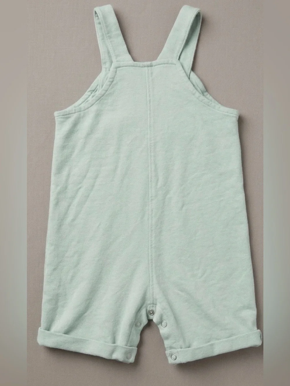 Carter's Light Green Bunny Embroidered Sleeveless Cotton Overall 18M Easter